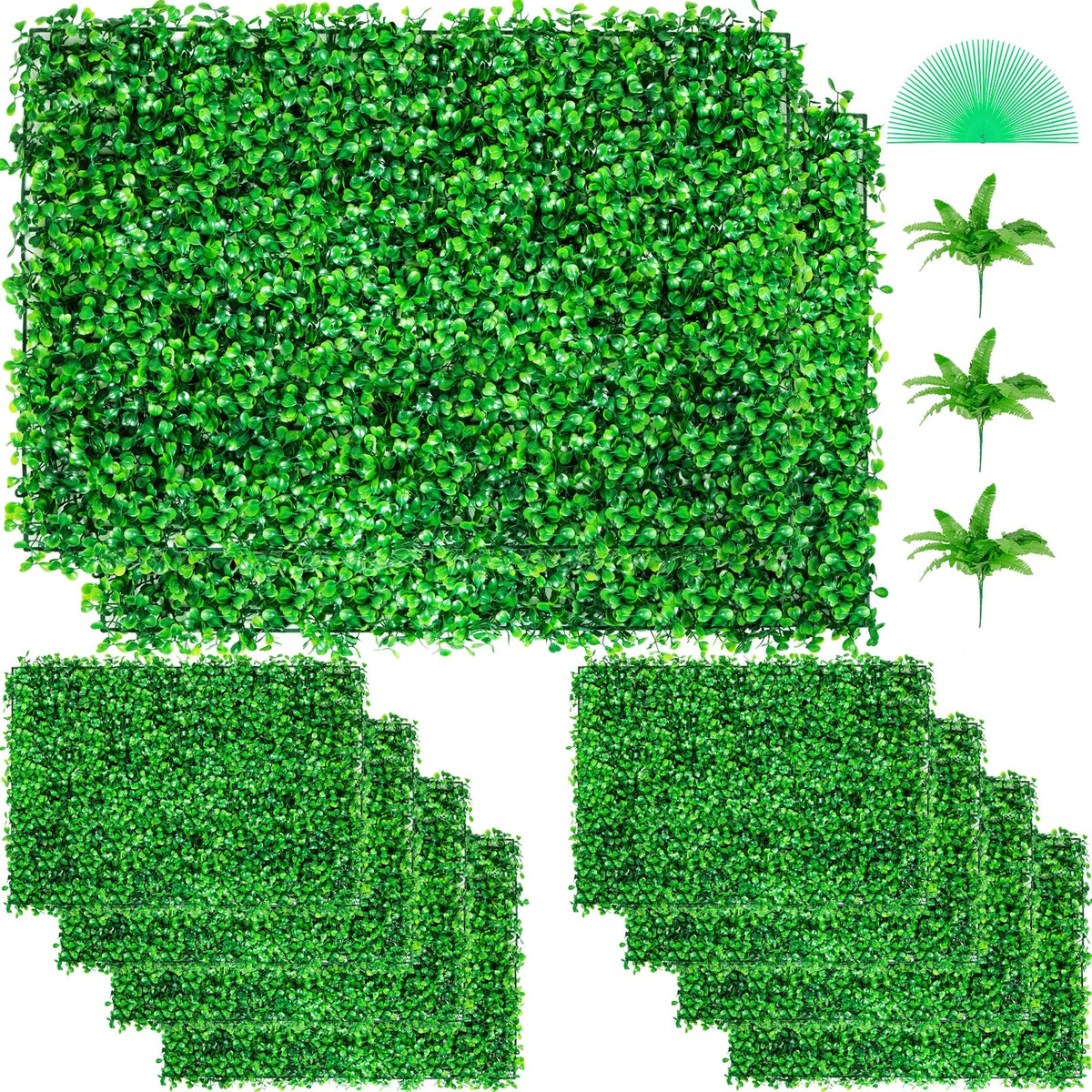 Artificial Plant Wall Decoration Boxwood Hedge Wall Panel Home Decor Fake Plants Grass Backdrop Wall Privacy Hedge Screen