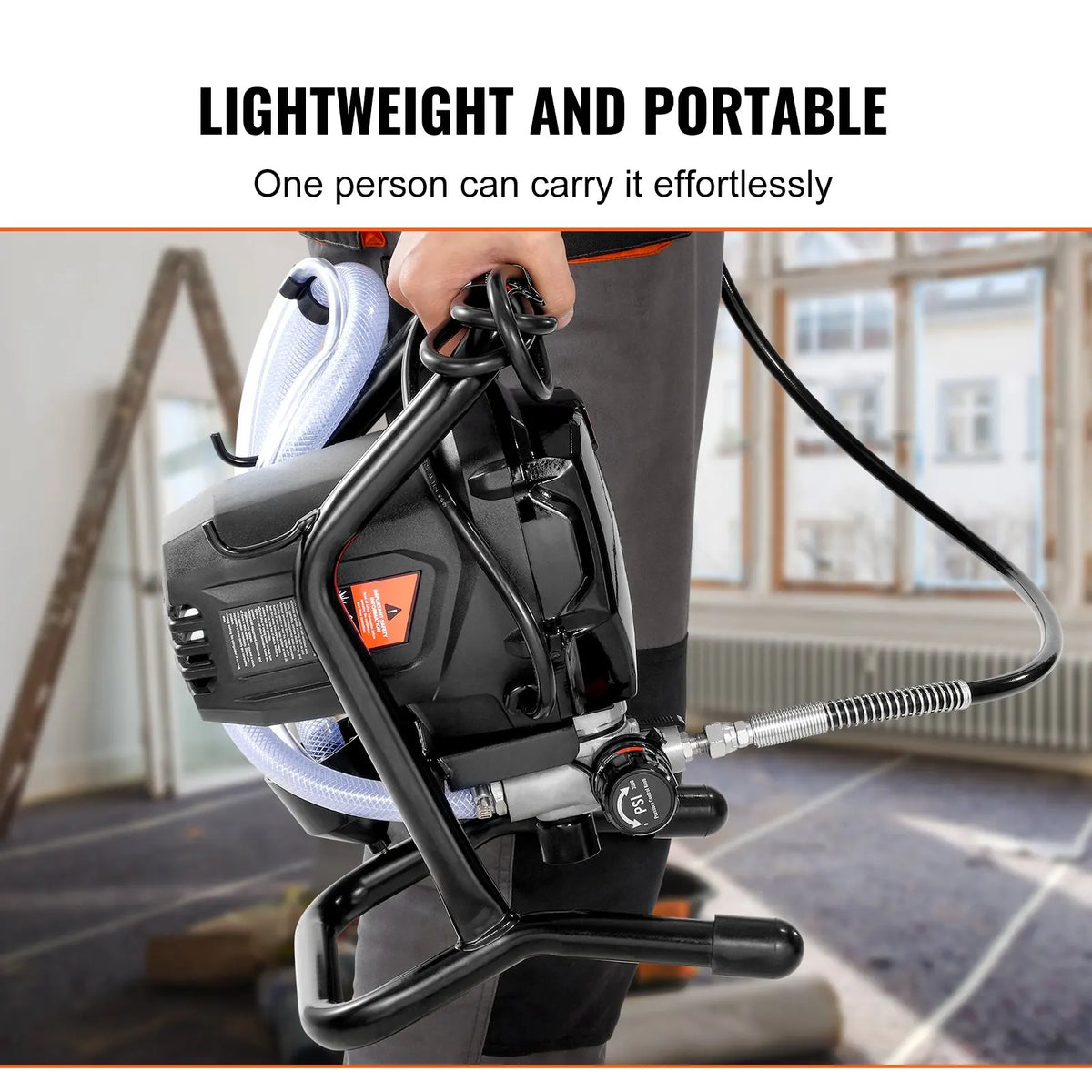 750W 3000PSI High Efficiency Electric Airless Sprayer Fine And Even Painting Effect Handheld Paint Sprayers for Home