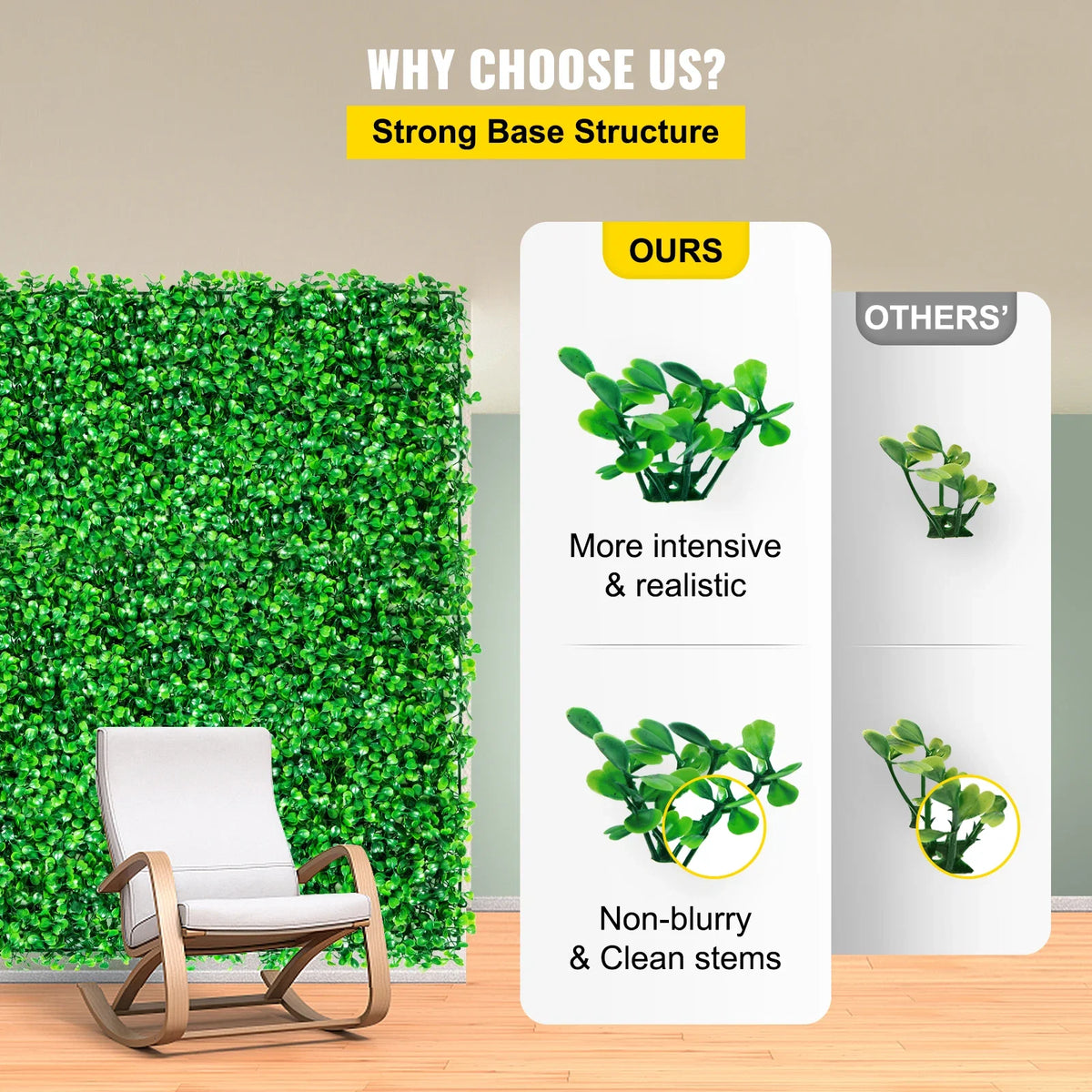 Artificial Plant Wall Decoration Boxwood Hedge Wall Panel Home Decor Fake Plants Grass Backdrop Wall Privacy Hedge Screen