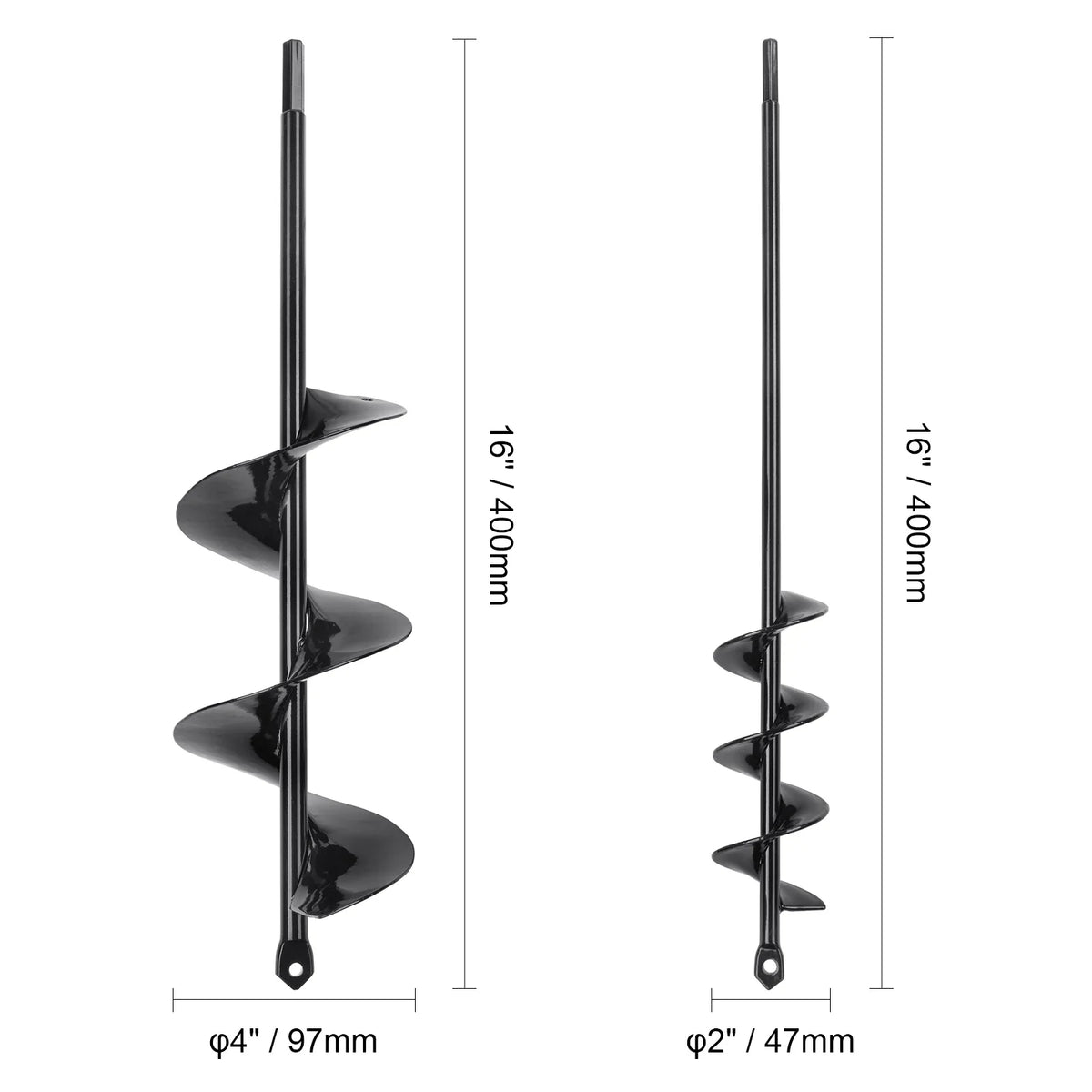 Auger Drill Bit for Planting Garden Auger Drill Bit Spiral Drill Bit for Bulbs Planting & Holes Digging Hex Drive Drill