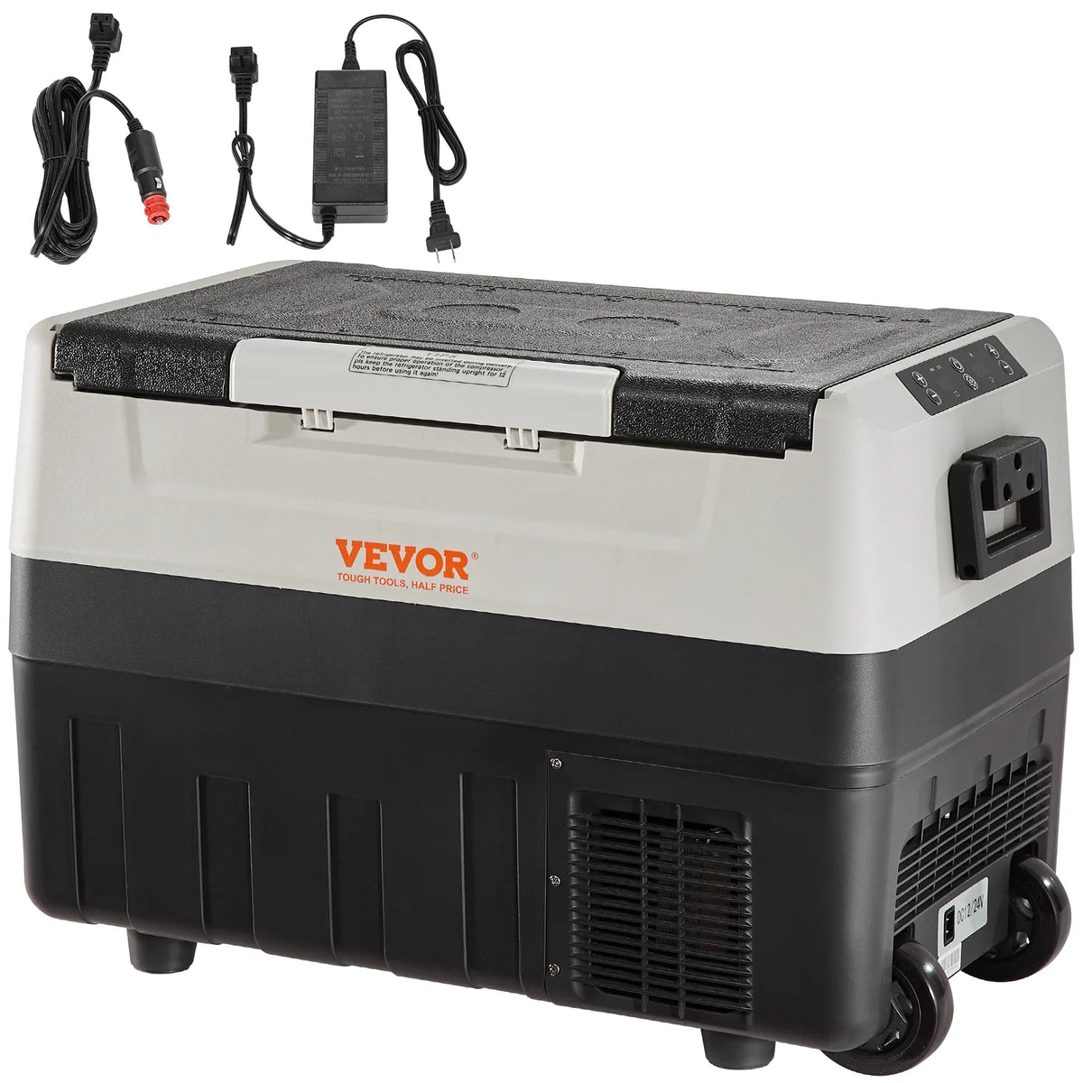55L Car Refrigerator Mini Fridge Freezer Portable Compressor Cooler Ice Box Keep Cool for Camping Travelling
