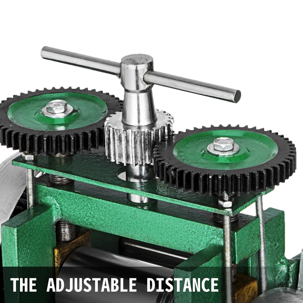 Jewelry Combination Rolling Mill Machine Distance Adjustable Manual Press Tabletting Tool for Jewelry Repairing Designing