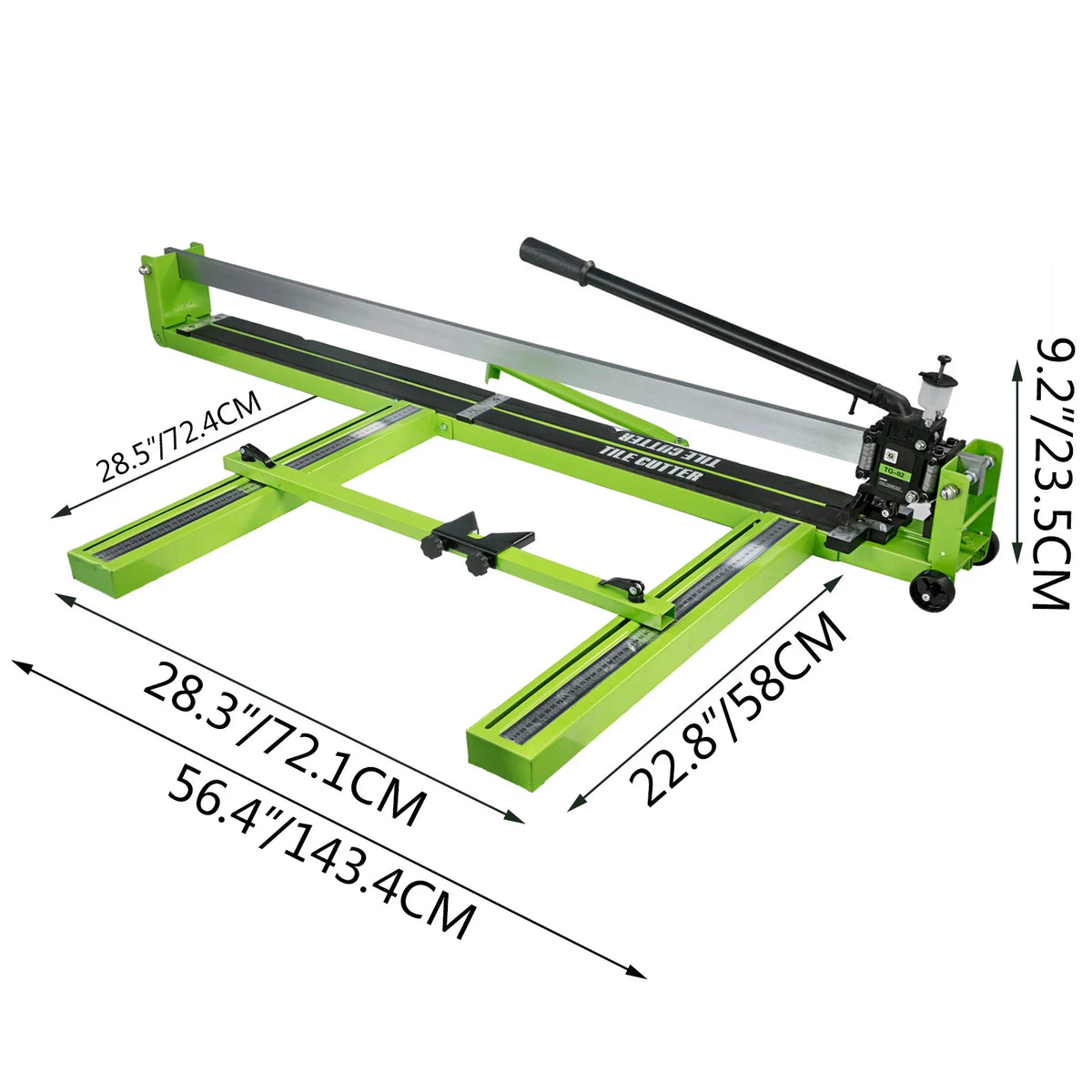 Manual Tile Cutter Infrared Laser Positioning Floor Cutter Push Knife Professional Hand Tool for Cutting Porcelain Ceramic