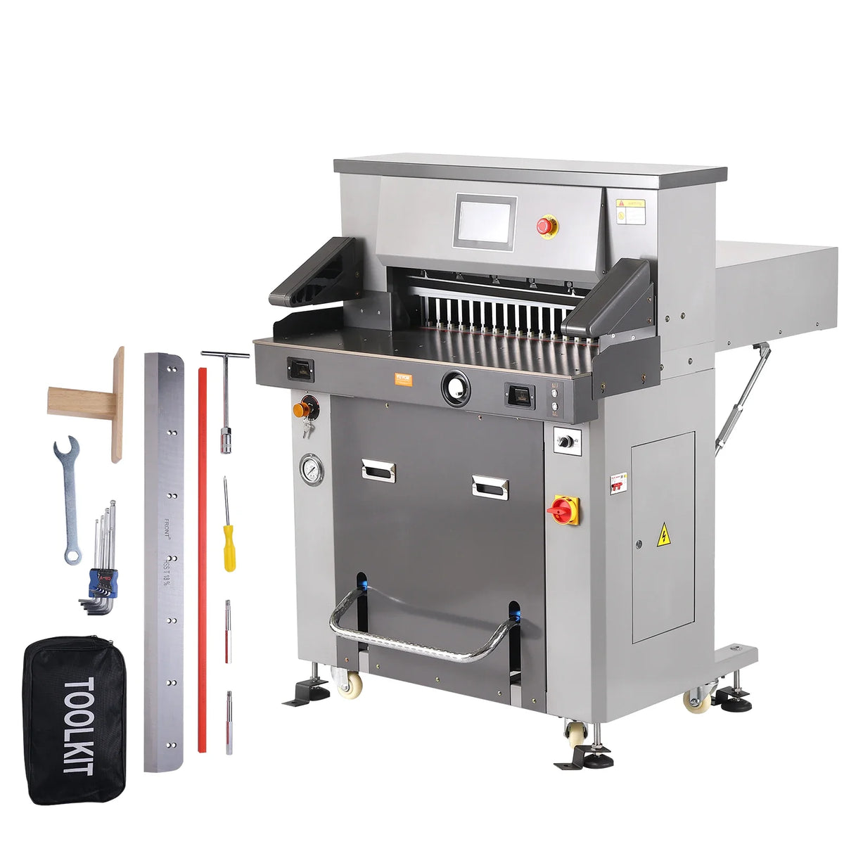 Electric Hydraulic Paper Cutter, Heavy Duty Paper Cutter Machine 26" /660.4mm Cutting Width, 3.14"/80mm Cutting Thickness