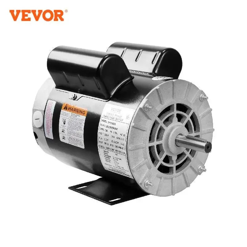 Electric Air Compressor Motor 230V 15.0Amps 3450RPM 5/8" Keyed Shaft CW/CCW Rotation Single Phase Motor for Air Compressor