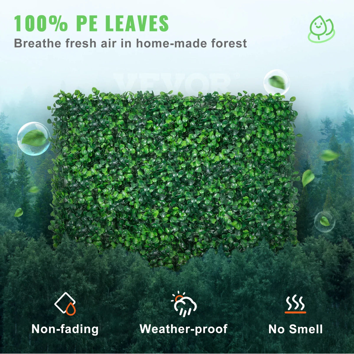 Artificial Boxwood Panel 24pcs Fake Hedge Wall Panels 20"X20" Artificial Grass Backdrop for Decor Privacy/Fence/Indoor