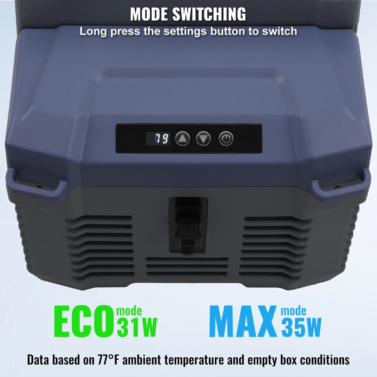 12L Car Refrigerator,12V Car Fridge,Single Zone Portable Freezer,-4℉-68℉ Range,12/24V DC and 100-240V AC Compressor Cooler