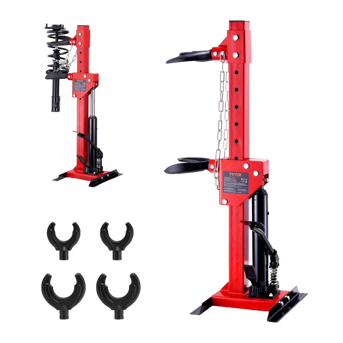 Strut Spring Compressor, 4.5 Ton/9920 LBS Hydraulic Jack, 1Ton Rated Compression Force, Auto Strut Coil Spring Compressor