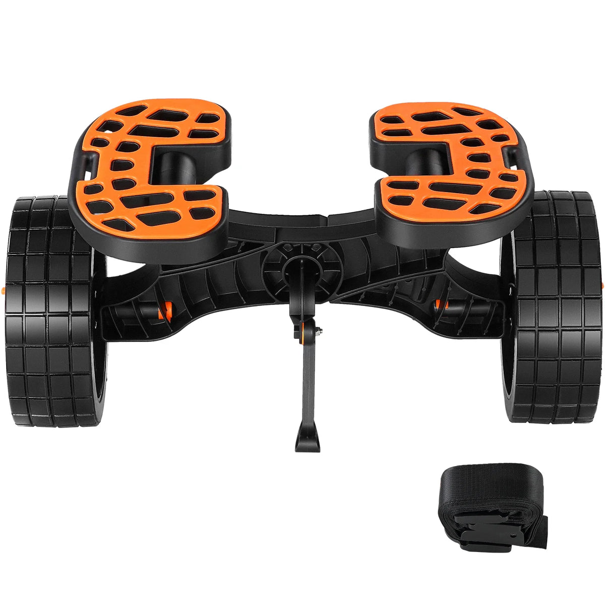 320lbs Load Capacity Detachable Canoe Trolley Cart with 10'' Solid Tires for Kayaks Paddleboards Float Mats Jon Boats