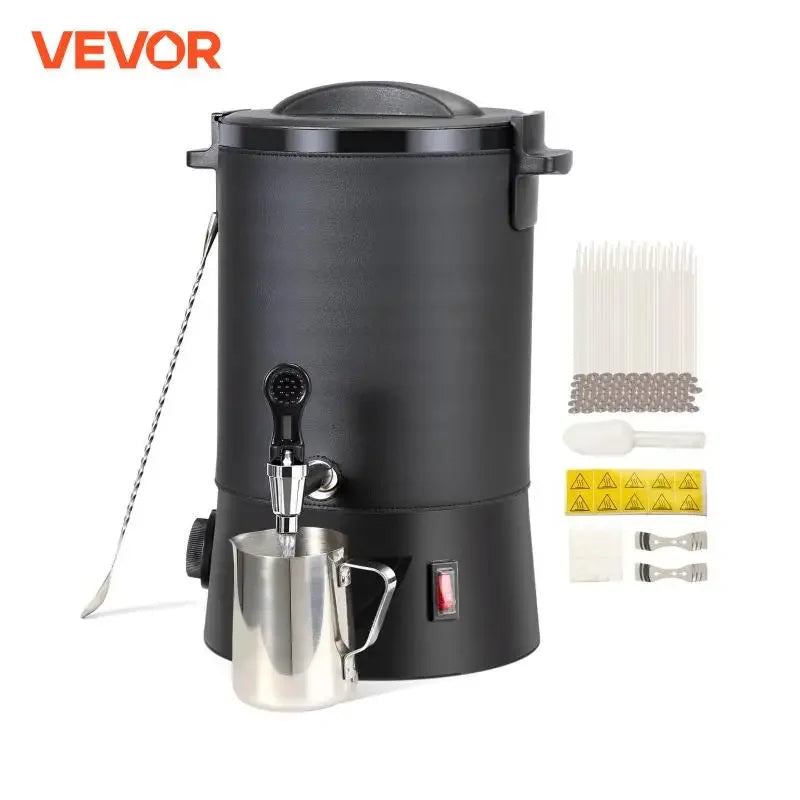 Wax Melter for Candle Making 6.5L 10L Large Electric Wax Melting Pot Easy Pour Spout 9-Level Temperature Control