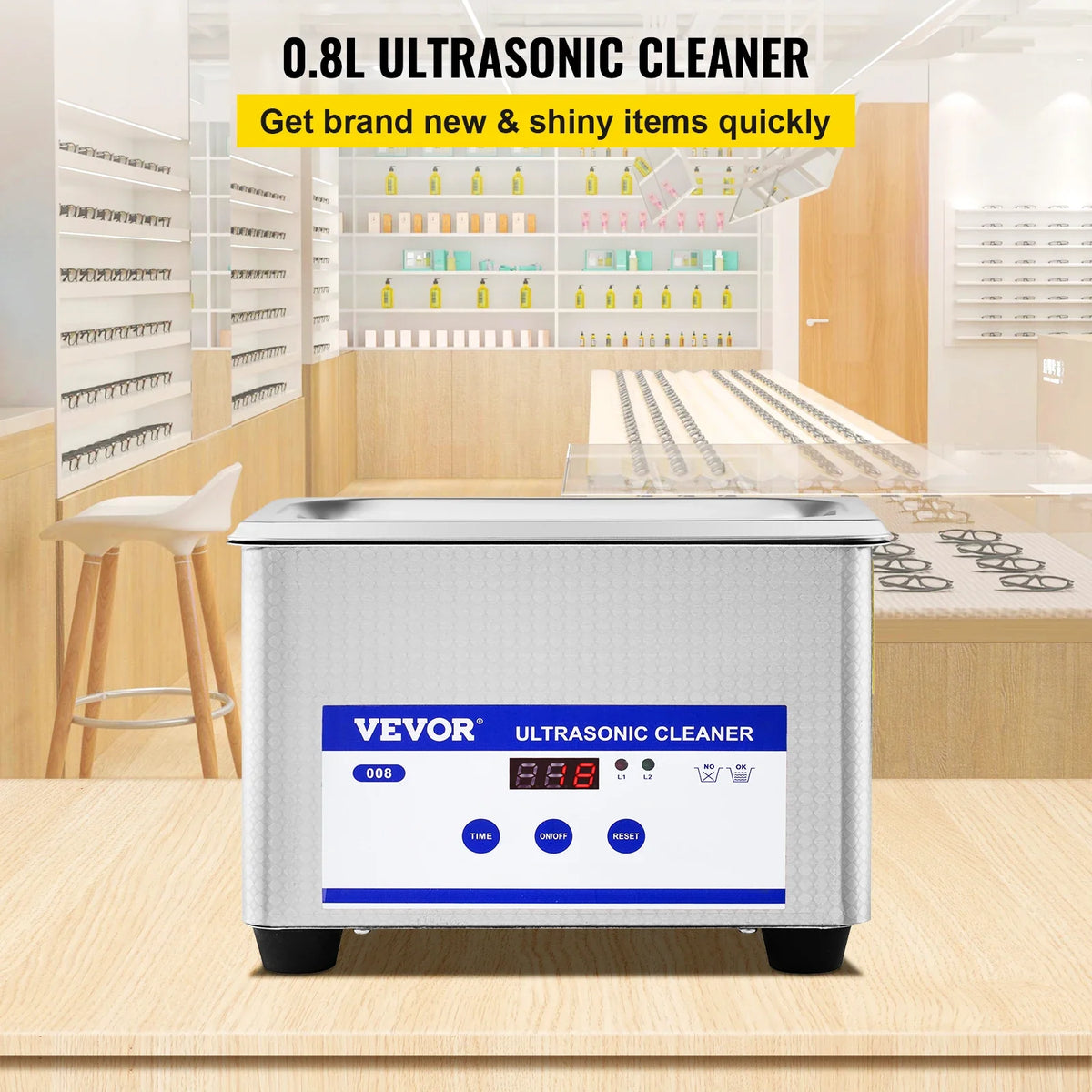 Home Appliance 0.8L 2L 3L 6L 15L Ultrasonic Cleaner Portable Washing Machine Dishwasher Lave-Dishes Ultrasound Bath Sonic