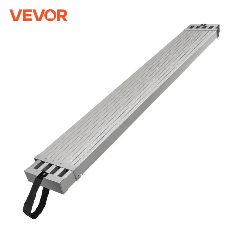 Telescoping Aluminum Work Plank 6-9 Feet 500lbs Capacity 12.5 inch Width Aluminum Scaffold Plank Extension Staging Plank