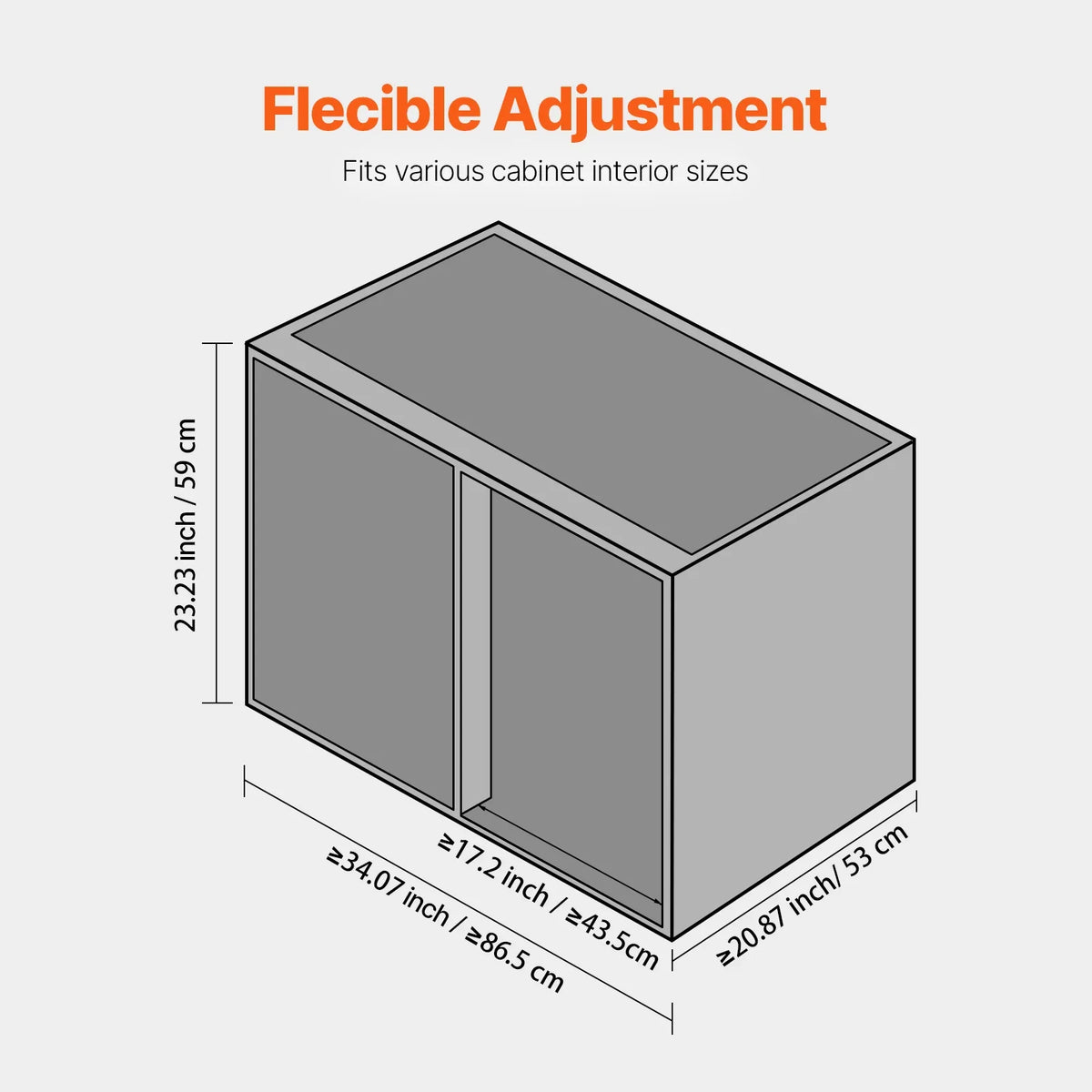 Swing Left Blind Corner Cabinet, Pull Out Organizer for 36 inch Width Blind Cabinet, 2 Tier Height Adjustable Swing Tray