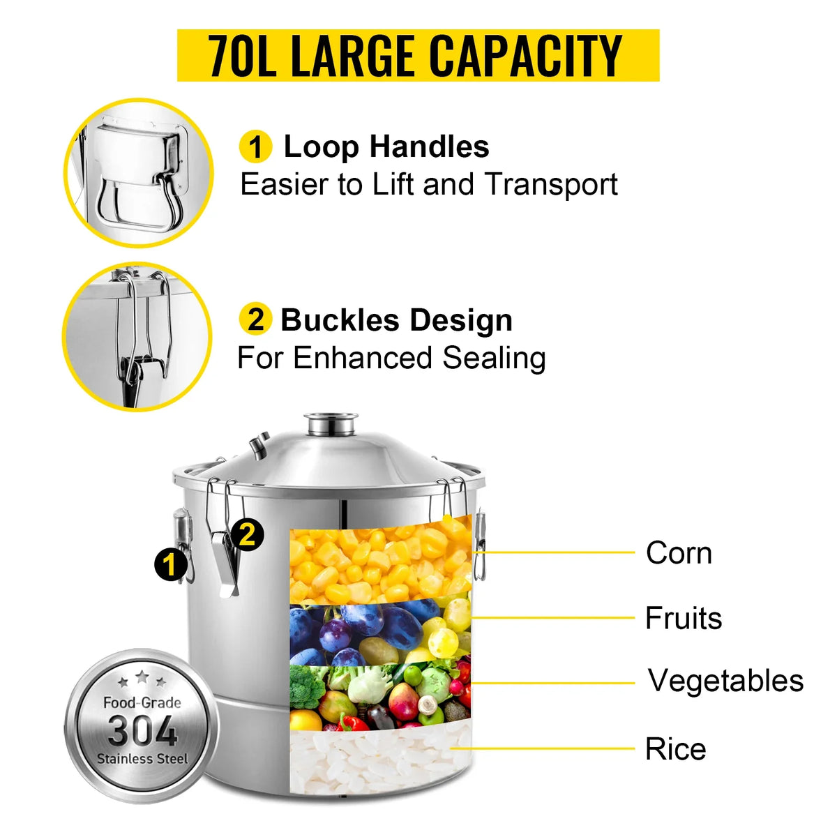 Alcohol Distiller Moonshine Apparatus Still 20L 30L 50L 70L Beer Brewing Equipment DIY Wine Dispenser Kit Home Appliance