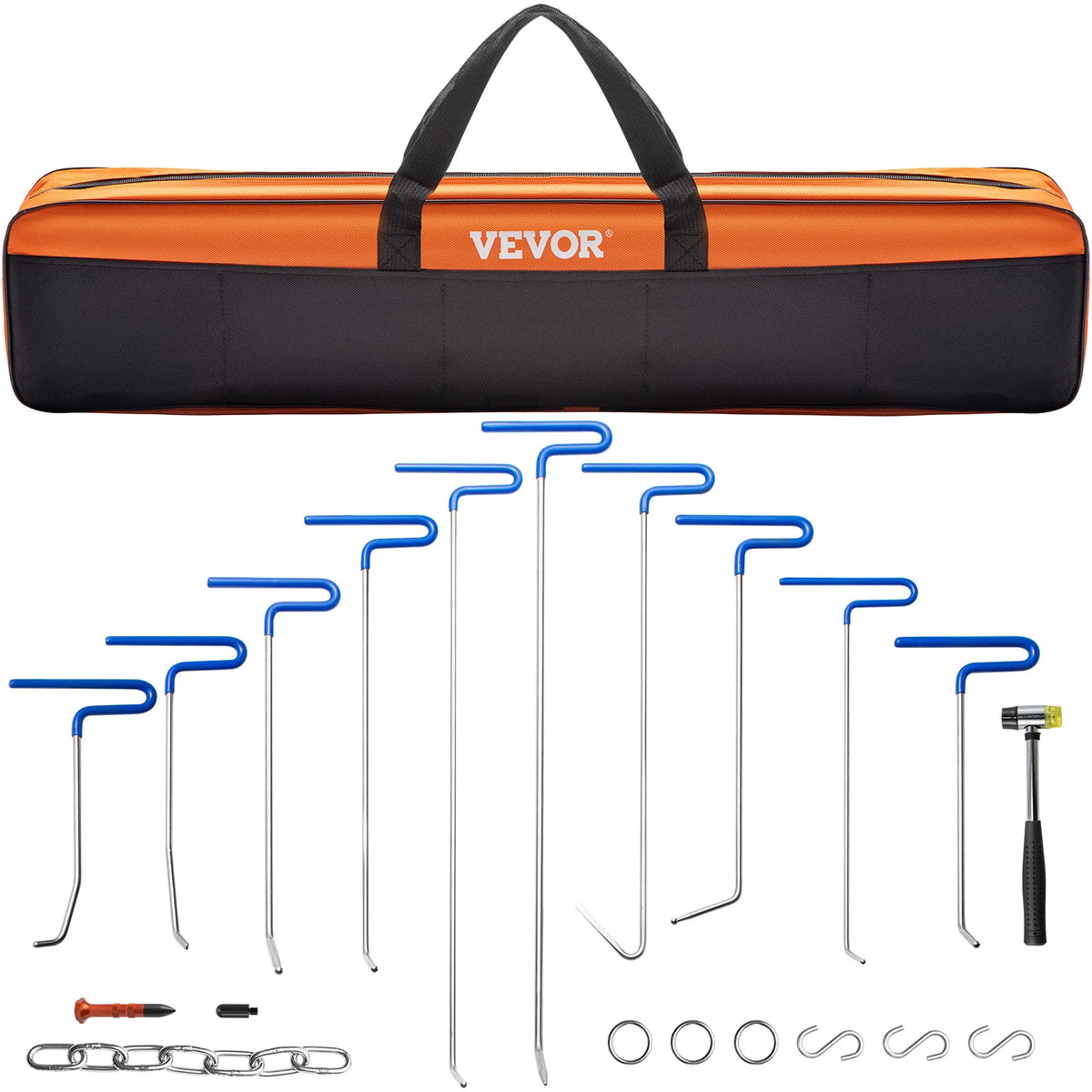 20 Pcs Paintless Dent Repair Rods Professional Hail Dent Removal Tool For Minor Dents Door Dings And Hail Damage