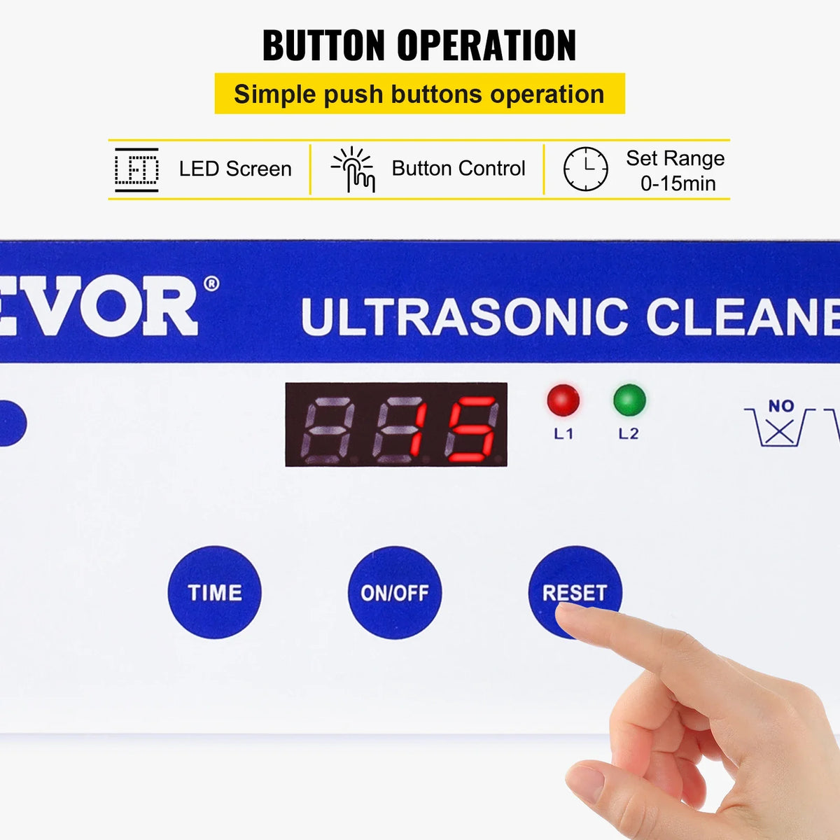 Home Appliance 0.8L 2L 3L 6L 15L Ultrasonic Cleaner Portable Washing Machine Dishwasher Lave-Dishes Ultrasound Bath Sonic