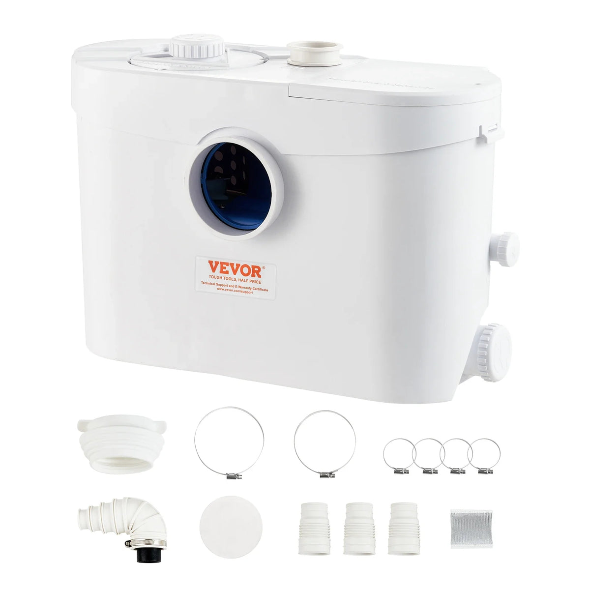 Macerator Disposal Pump Basement Macerator Pump 700W, 9600l/h flow, 10m discharge head 99% effective antimicrobial