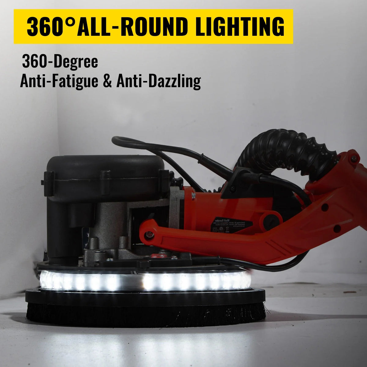 Drywall Sander 850W Electric Drywall Sander Foldable Sheetrock Sander with Telescope Handle Variable Speed Electric Sander
