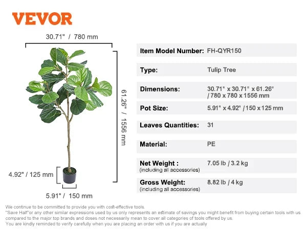 Artificial Olive Tree 4/5/6 FT Tall Faux Plant Secure PE Material & Anti-Tip Tilt Protection Low-Maintenance Tree for Home