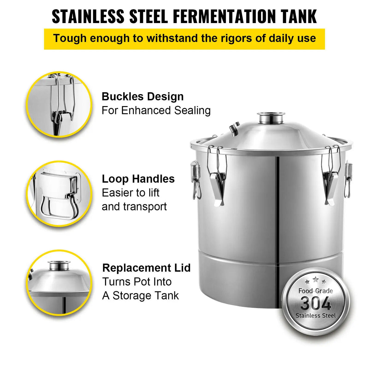 Alcohol Distiller Moonshine Apparatus Still 20L 30L 50L 70L Beer Brewing Equipment DIY Wine Dispenser Kit Home Appliance