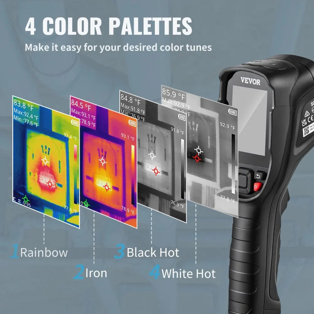 Thermal Imaging Camera 240x180 IR High Resolution Professional Infrared Thermal Imager for Repair Pipeline Detection PCB