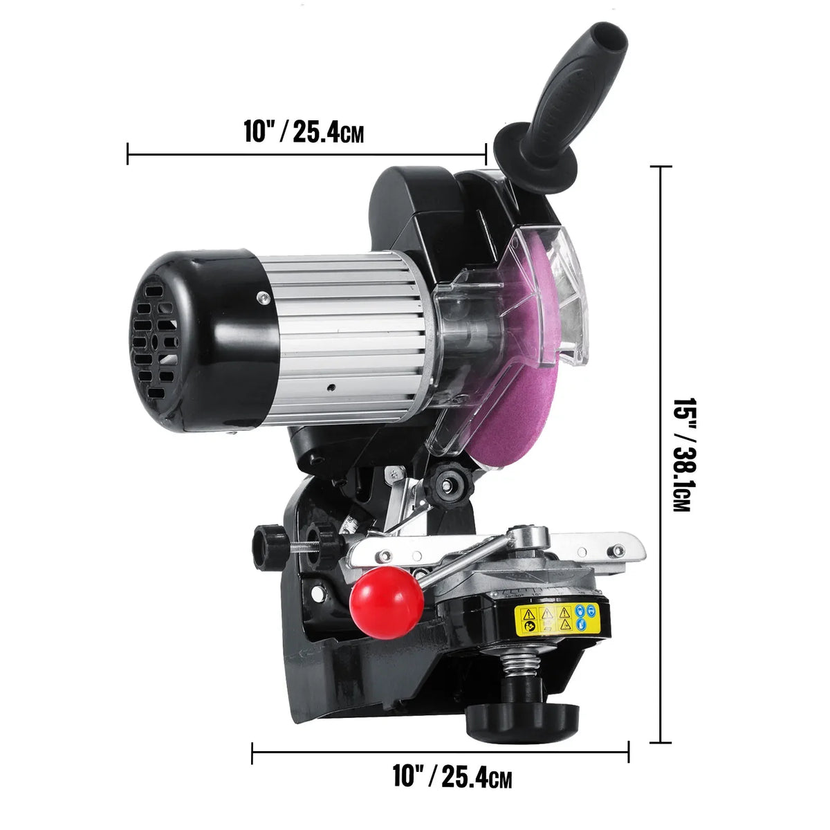 Electric Chainsaw Sharpener 230W Multi-Angle Adjustable Chain Grinder 3000RPM Chainsaw Sharpener for 1/4" to 2/5" Chains