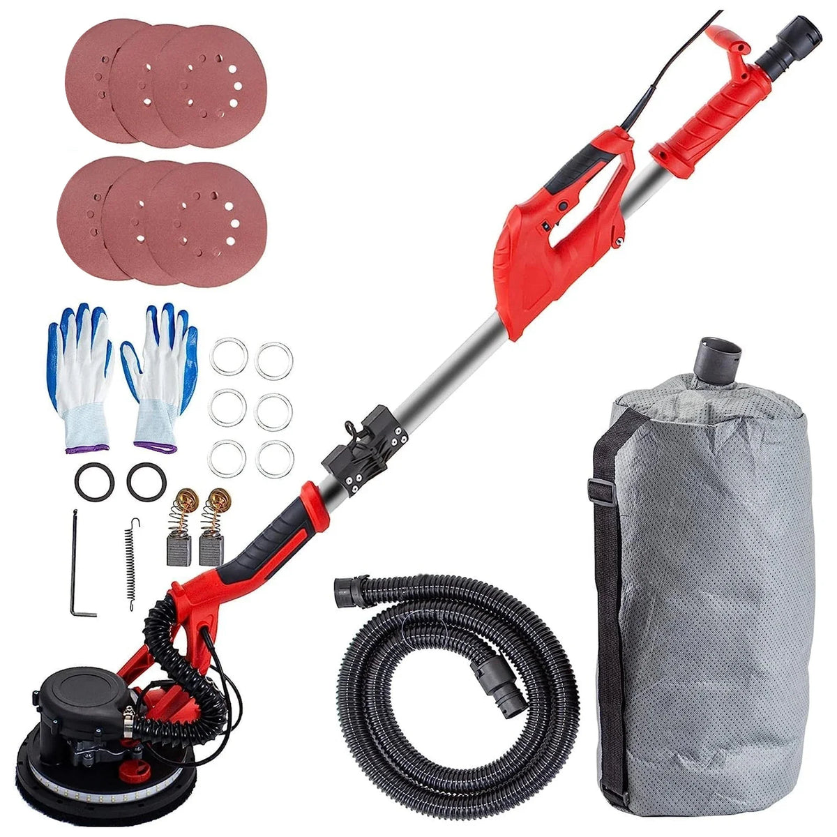 Drywall Sander 850W Electric Drywall Sander Foldable Sheetrock Sander with Telescope Handle Variable Speed Electric Sander