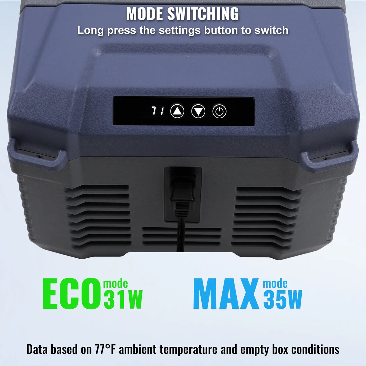 9L Car Refrigerator, 12V Car Fridge,Single Zone Portable Freezer,-4℉-68℉ Range,12/24V DC and 100-240V AC Compressor Cooler