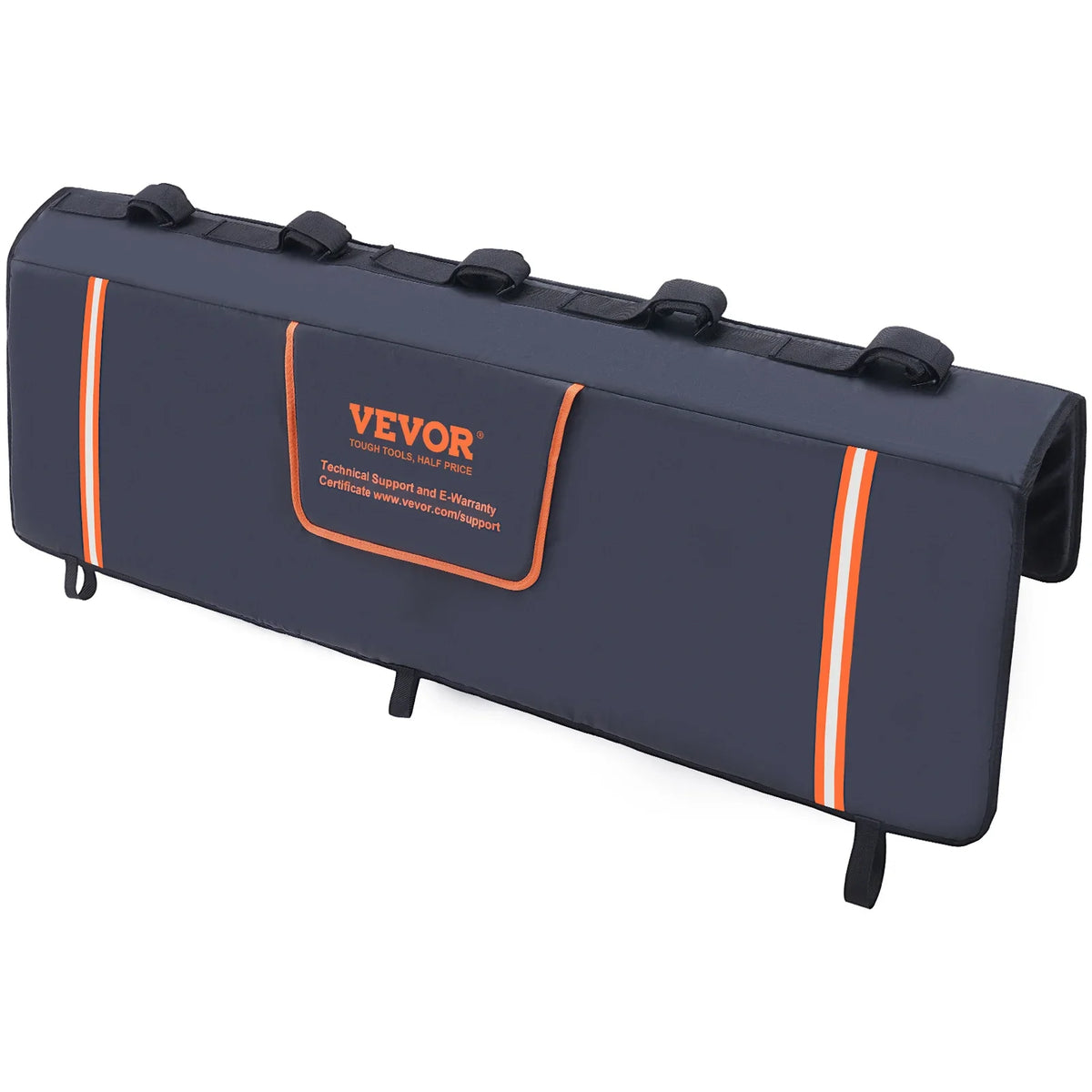 53/62" Truck Tailgate Pad Carry 5 Mountain Bikes, Tailgate Protection Pad with Camera Opening for Mid-Size Pickup Trucks