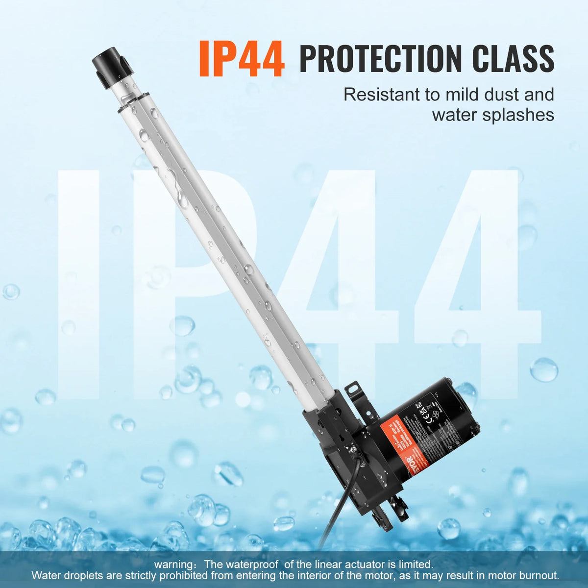 12V Linear Actuator 6/8/10/12/14/16 Inch 6000N 5mm/s Electric Linear Motor Controller W/ Mounting Bracket for Home Use