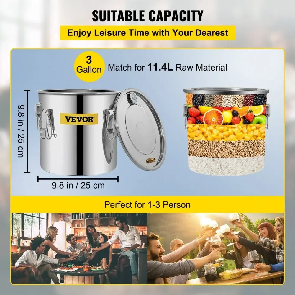 12L 20L 30L 50L Moonshine Still Distiller Alcohol Brewing Distiller DIY Stainless Steel Still Whisky Beer Brandy For Home
