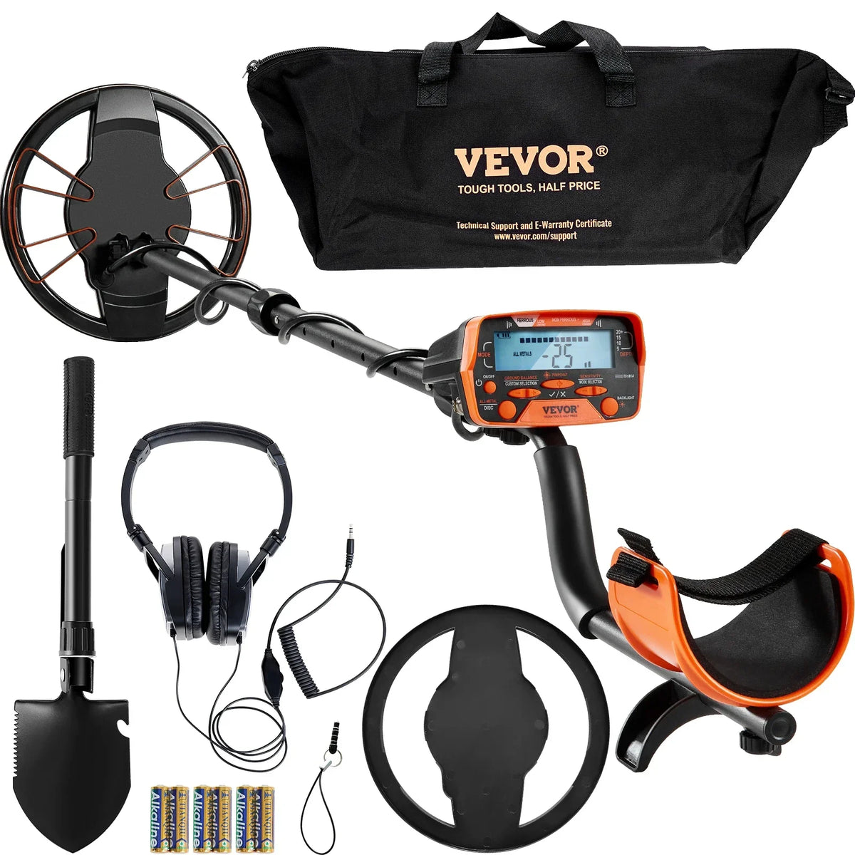 Metal Detector for Adults & Kids with LCD Display 7 Modes DSP Chip Higher Accuracy Gold Detector 10'' Detection Depth