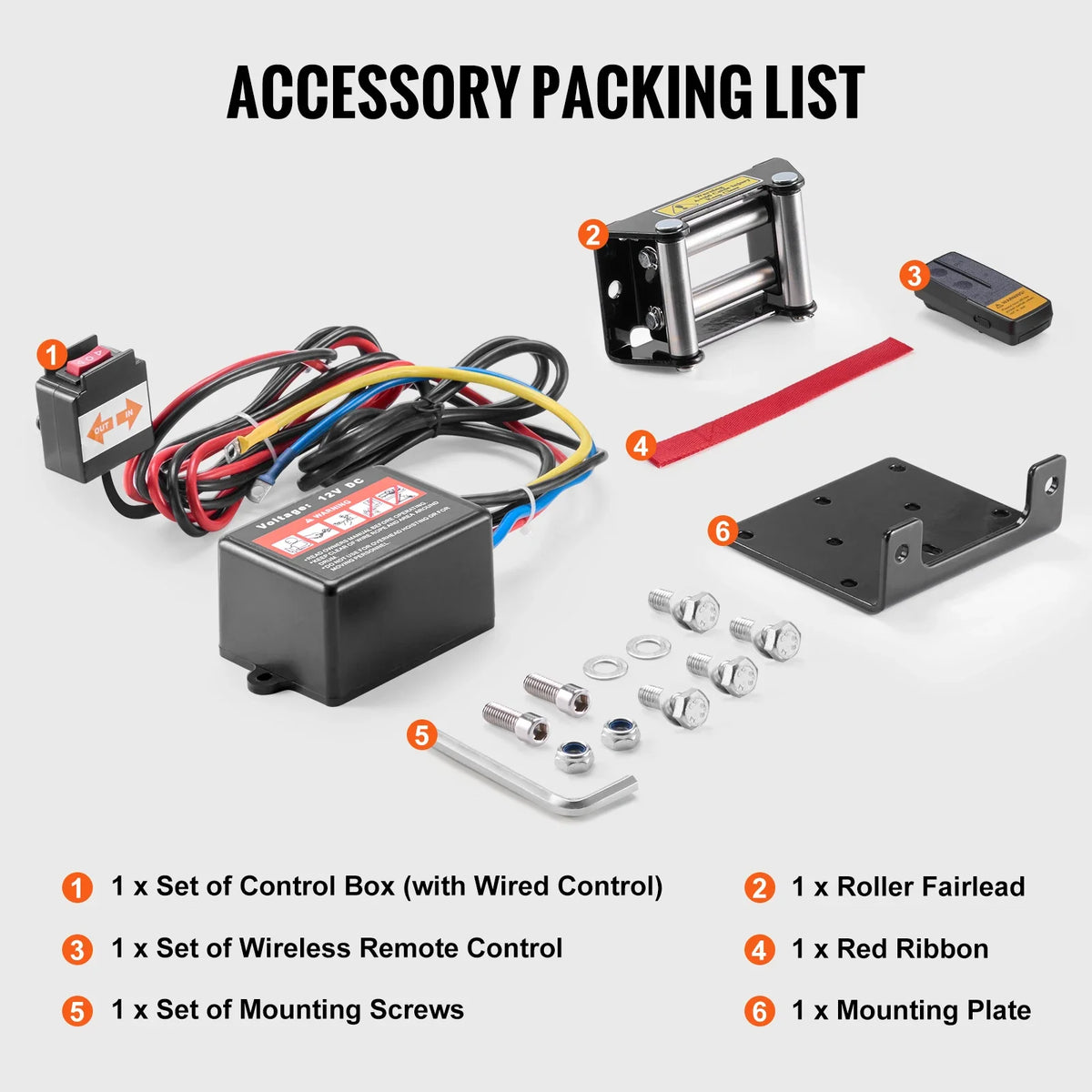 4000lbs Electric Winch with 39ft 7 Strands Steel Cable Wireless & Wired Remote Control ATV/UTV Winch for Truck Towing