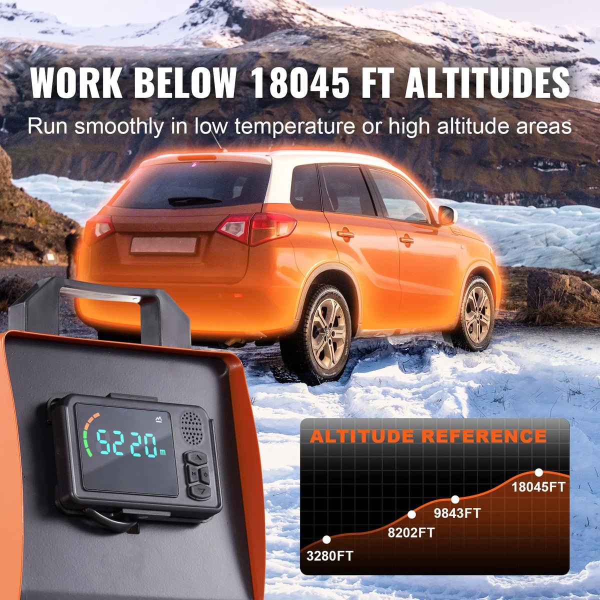 5KW Diesel Air Heater, Bluetooth App Control All-on-one Diesel Heater with Remote Control and LCD, Portable Parking Heater