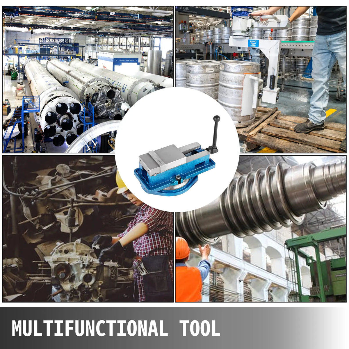 Precision Milling Machine Vise 4 Inch Accu Lock Swivel Base Clamping Vise Bench Vice Clampfor Milling Drilling Machine