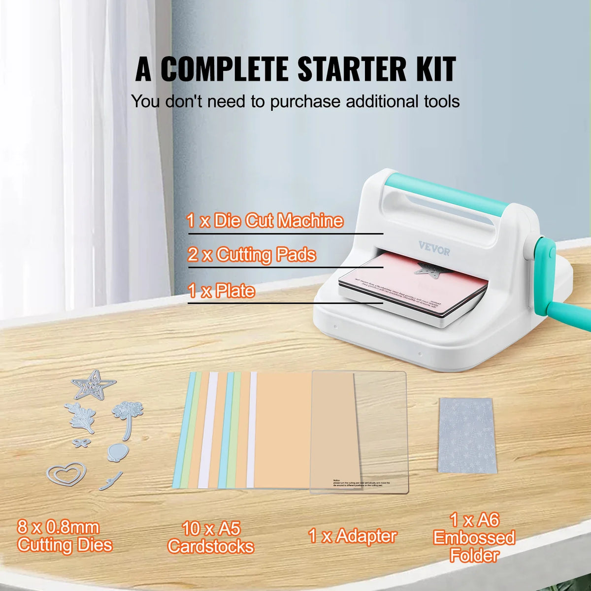 Manual Die Cutting Machine, Portable Cut Machines, 6 inch Opening Scrapbooking Machine  For Arts  Crafts, Scrapbooking