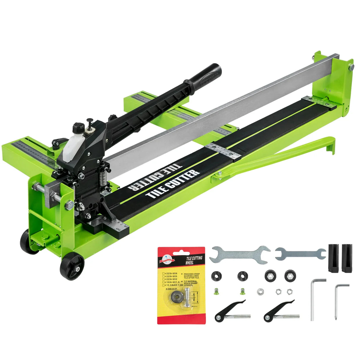 Manual Tile Cutter Infrared Laser Positioning Floor Cutter Push Knife Professional Hand Tool for Cutting Porcelain Ceramic