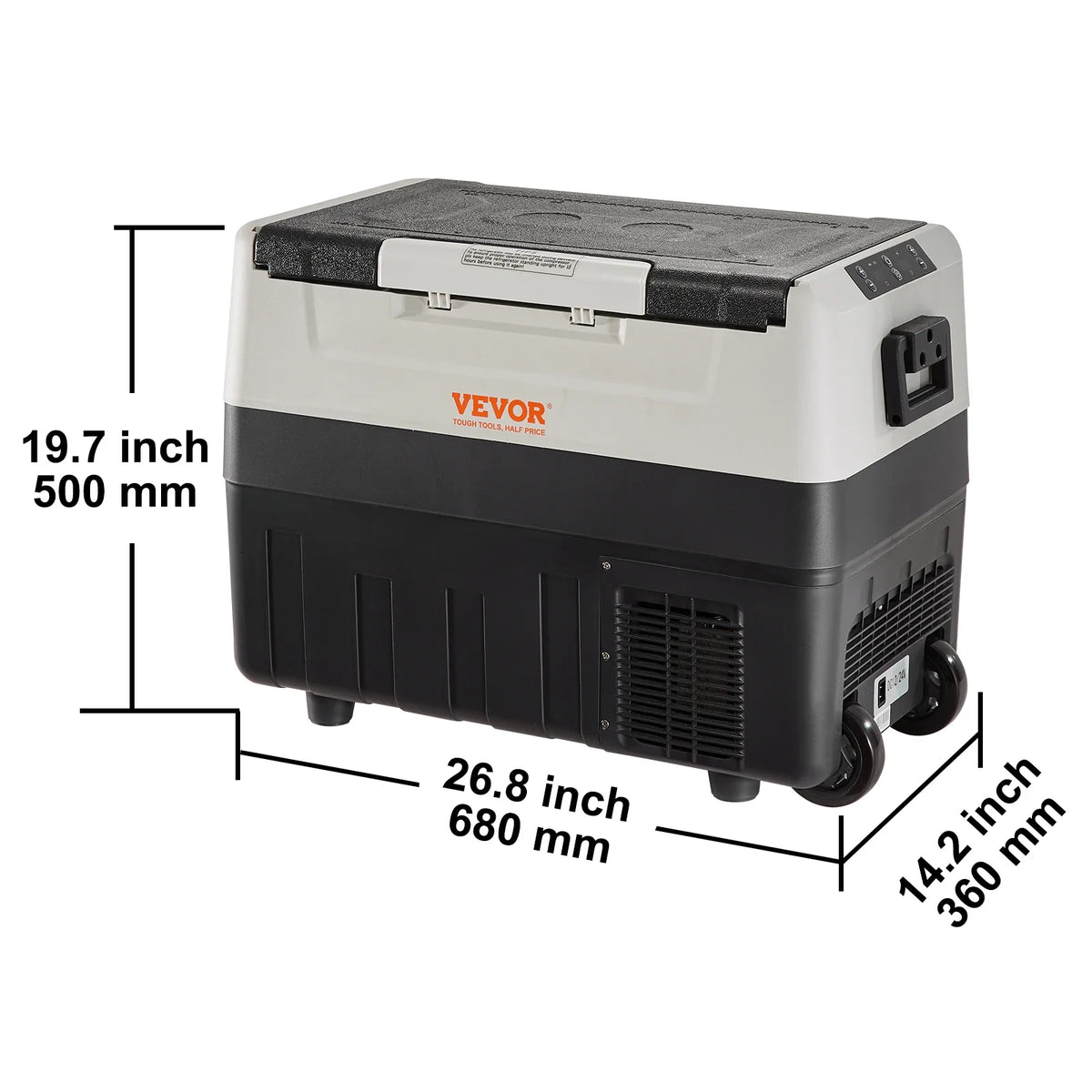 35L 45L 55L Car Refrigerator Mini Fridge Freezer Portable Compressor Cooler Ice Box Keep Cool for Camping Travelling