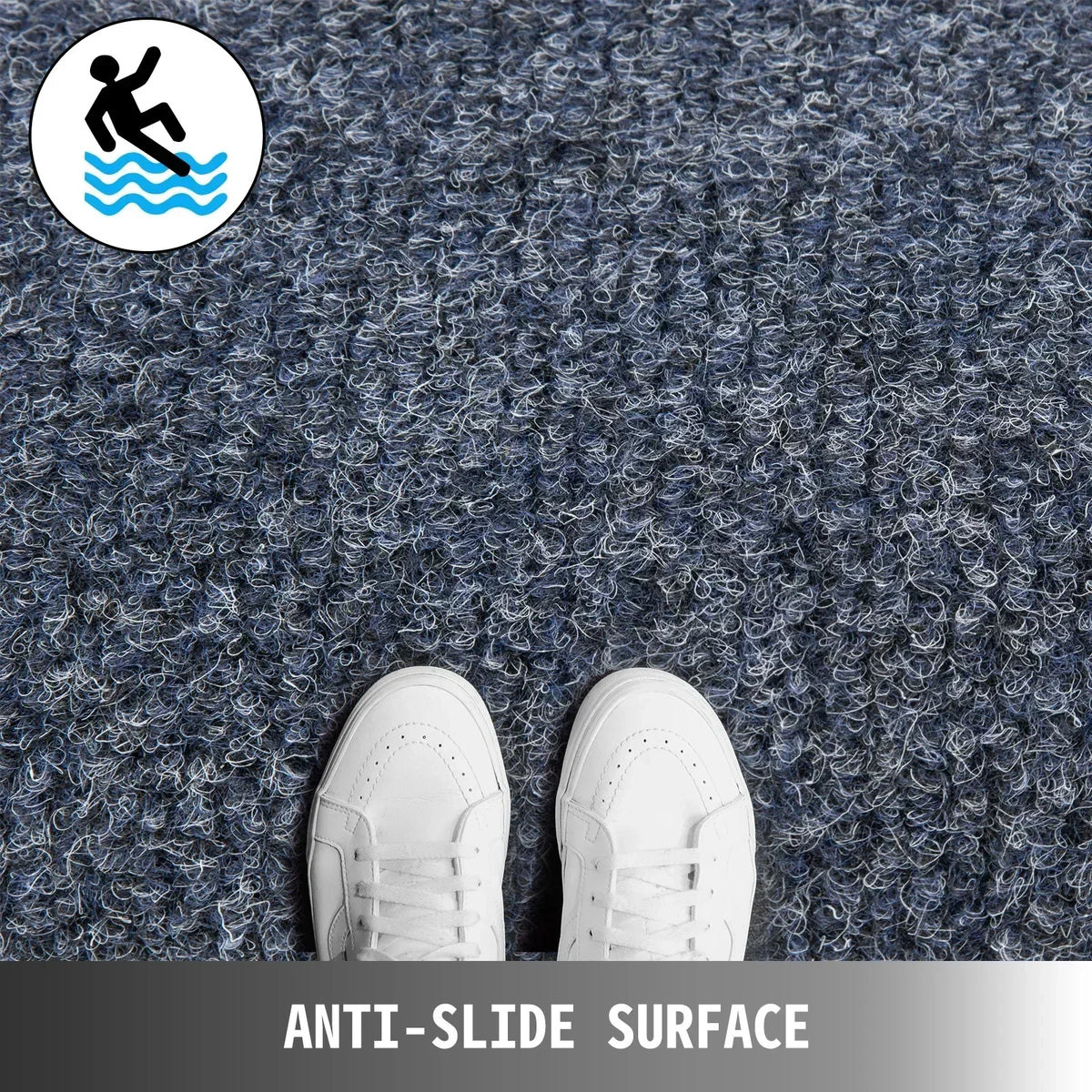Boat Marine Carpet Roll 6ft Waterproof Polyester Outdoor Deck Carpet Cuttable Anti-Slide Patio Porch Garage Mat Rug Carpet
