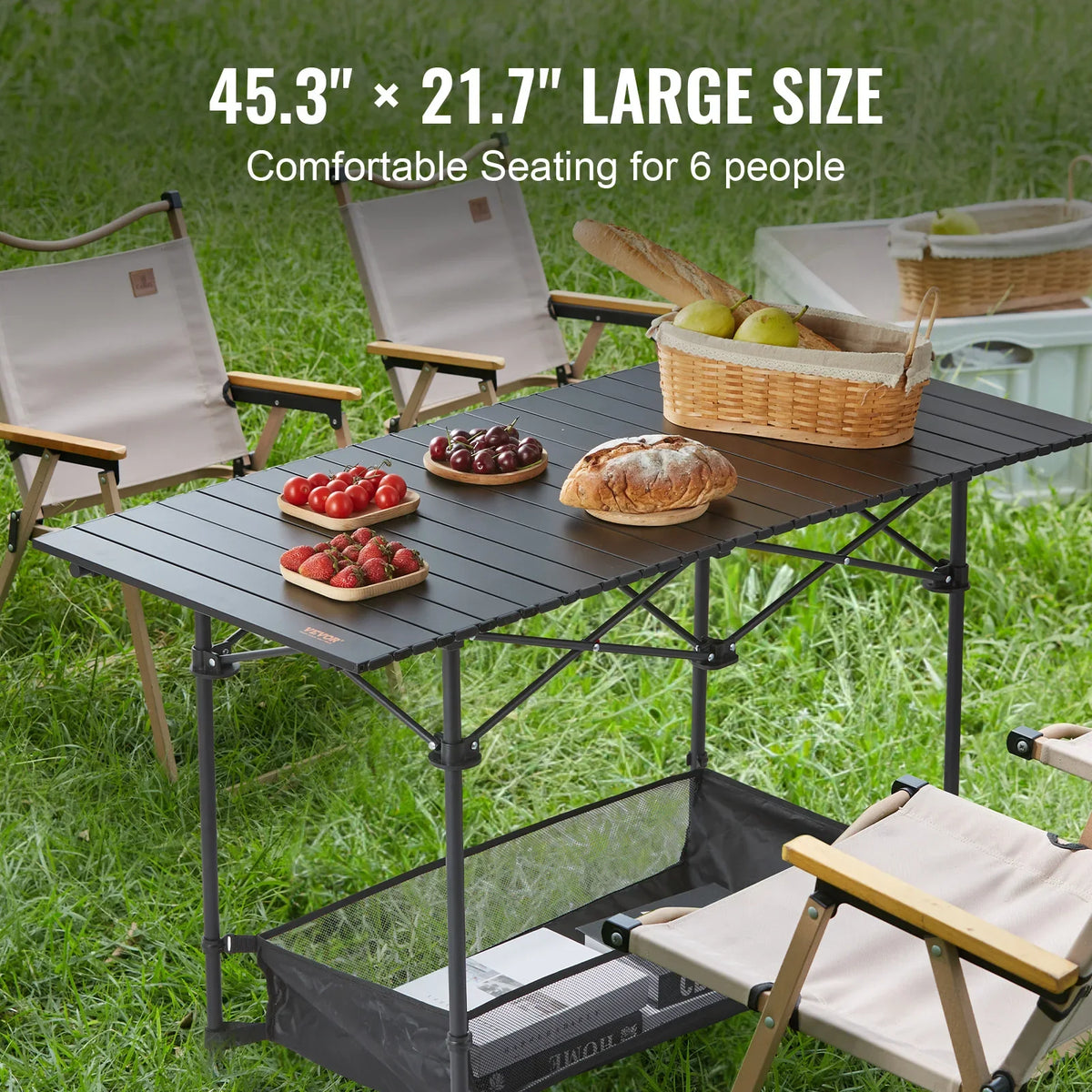 Folding Camping Table Outdoor Portable Travel Tables Lightweight Fold Up Picnic Table Ultra Compact Work Storage Tables