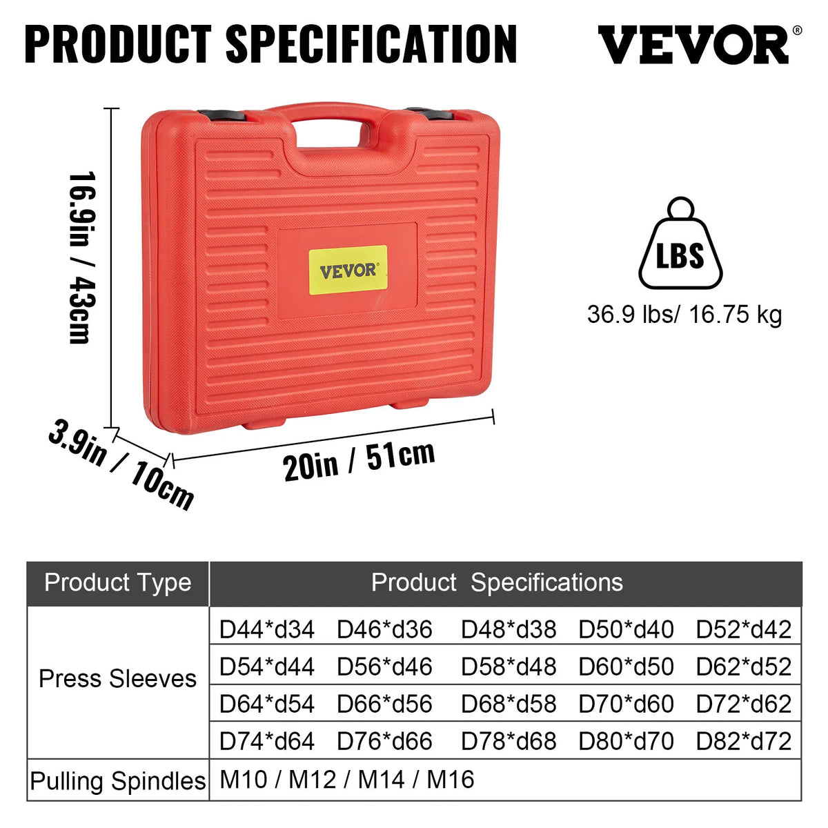28pcs Pull and Press Sleeve Kit Removal Installation Bushes Bearing Tool for Cars and LCV HGV Engines Auto Maintenance Set