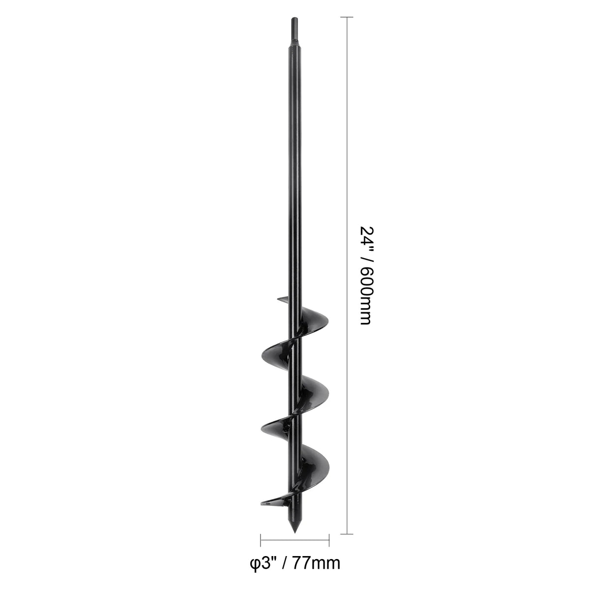 Auger Drill Bit for Planting Garden Auger Drill Bit Spiral Drill Bit for Bulbs Planting & Holes Digging Hex Drive Drill