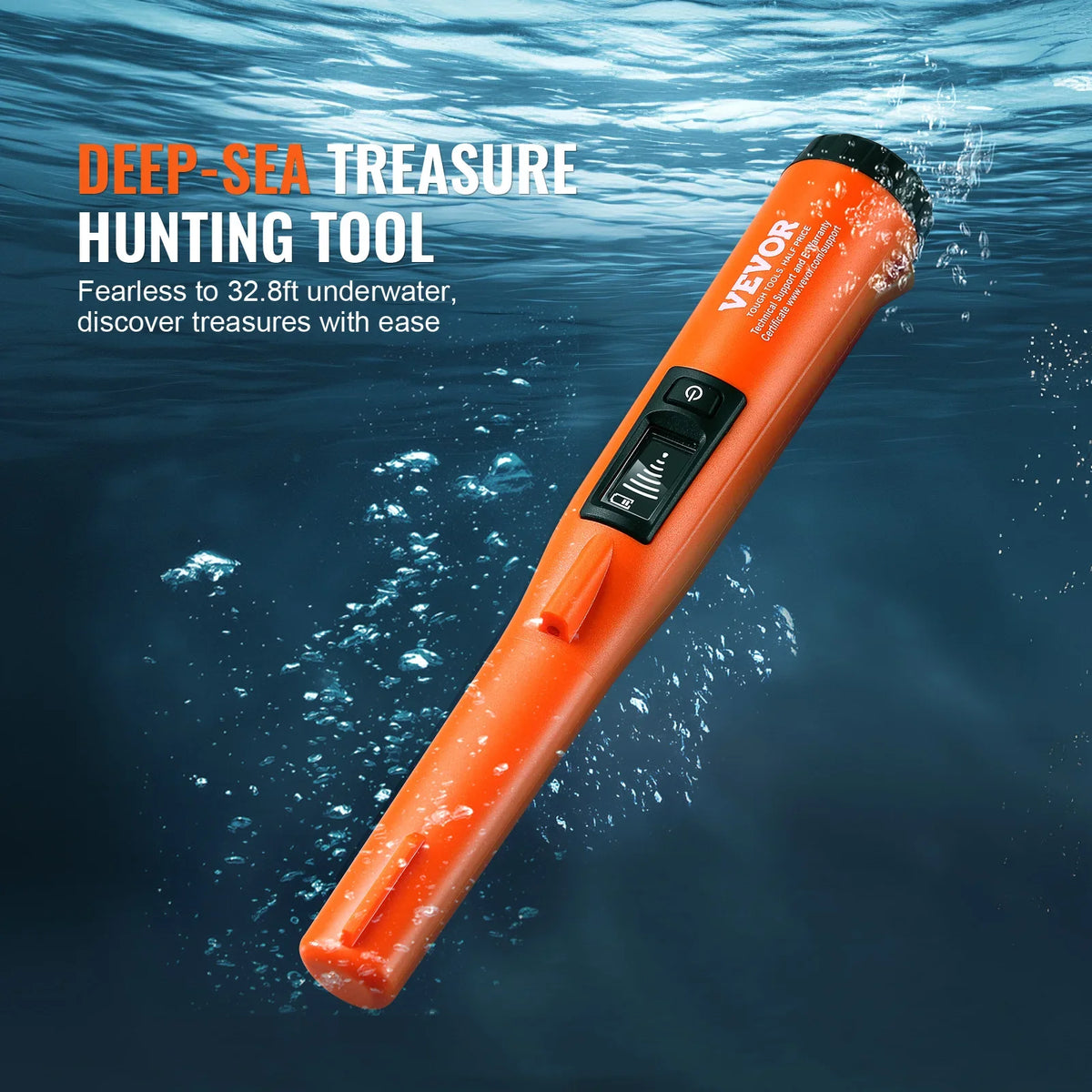 Metal Detector Pinpointer IP66/IP68 Waterproof Handheld Pin Pointer Wand 1.96"/4.5" Detection Depth 3 Modes for Detecting
