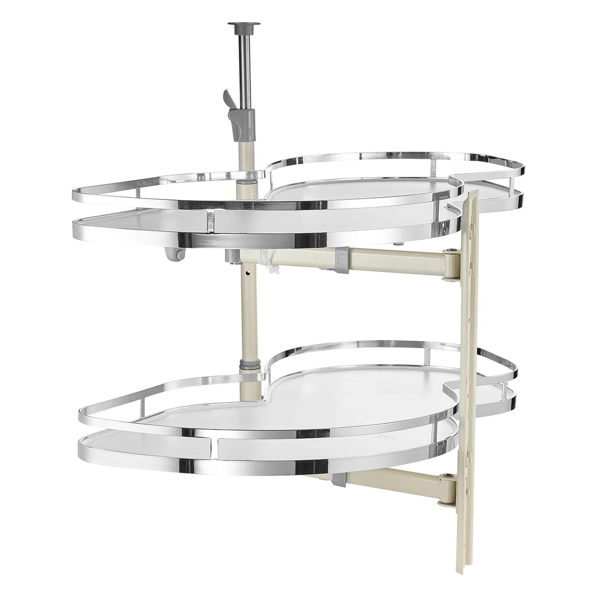 Swing Right Blind Corner Cabinet, Pull Out Organizer for 36 inch Width Blind Cabinet, 2 Tier Height Adjustable Swing Tray
