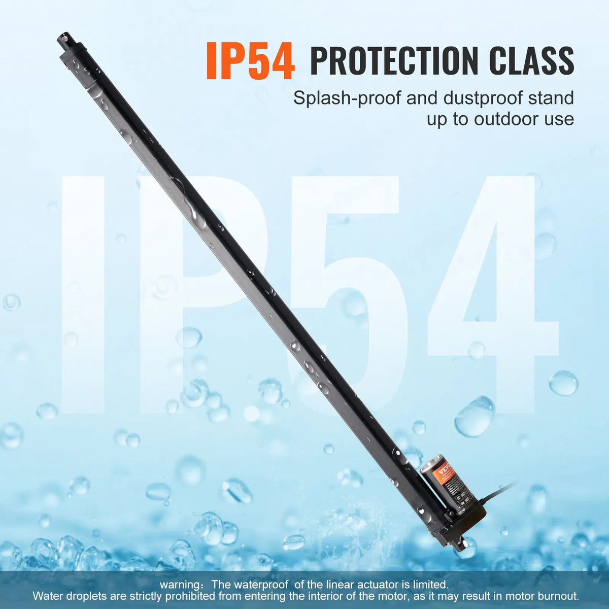 Linear Actuator 12V, 20 Inch High Speed 0.55"/s Linear Actuator, 220lbs/1000N Linear Motion Actuator with Mounting Bracket