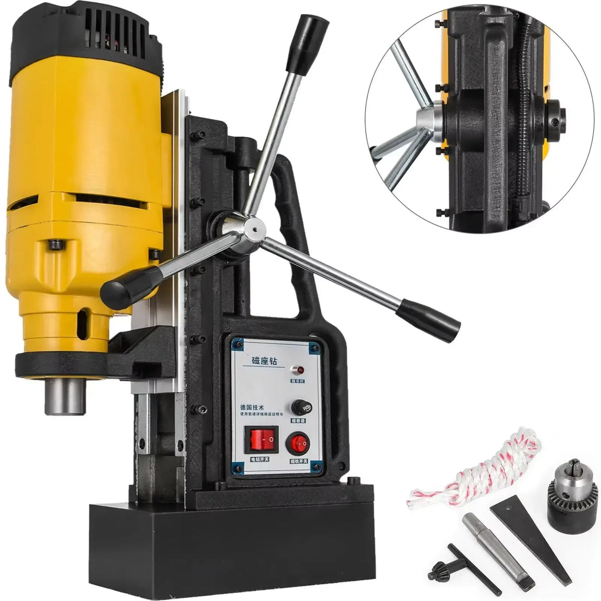 Magnetic Drill Press 980/1100/1200W Electric Bench Drilling Rig Machine for Engineering Steel Structure MD40 MB23 BRM35 ﻿