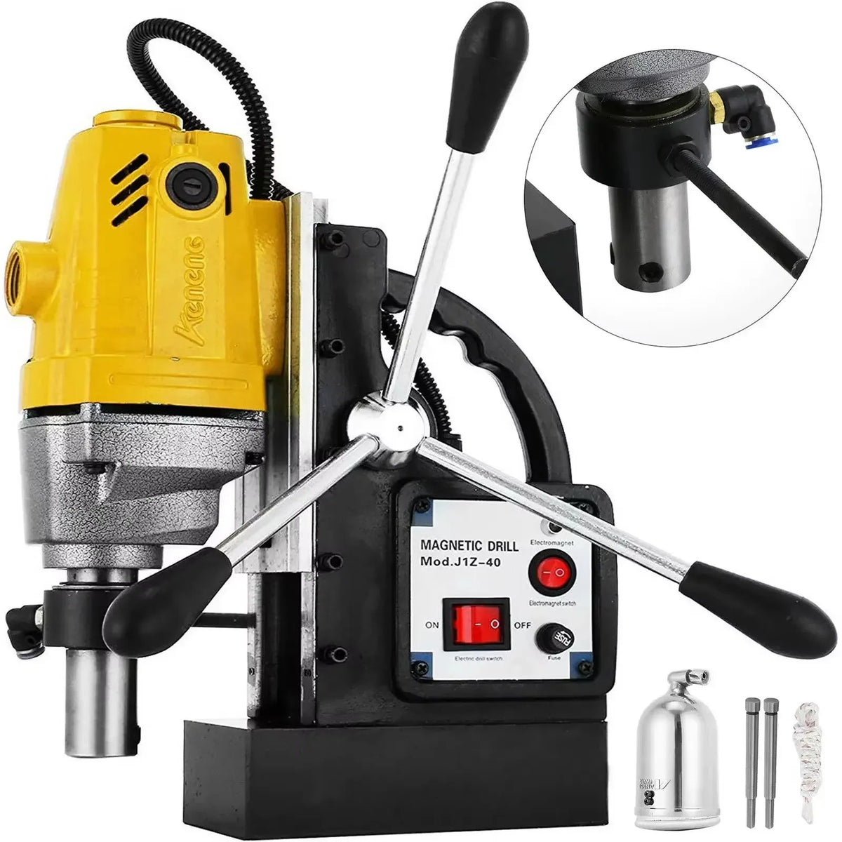 Magnetic Drill Press 980/1100/1200W Electric Bench Drilling Rig Machine for Engineering Steel Structure MD40 MB23 BRM35 ﻿