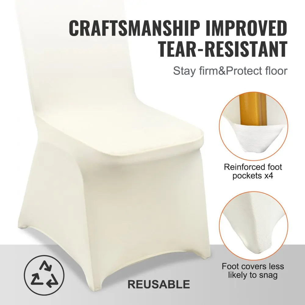 Stretch Spandex Folding Chair Covers, Universal Fitted Chair Cover, Removable Washable Protective Slipcovers