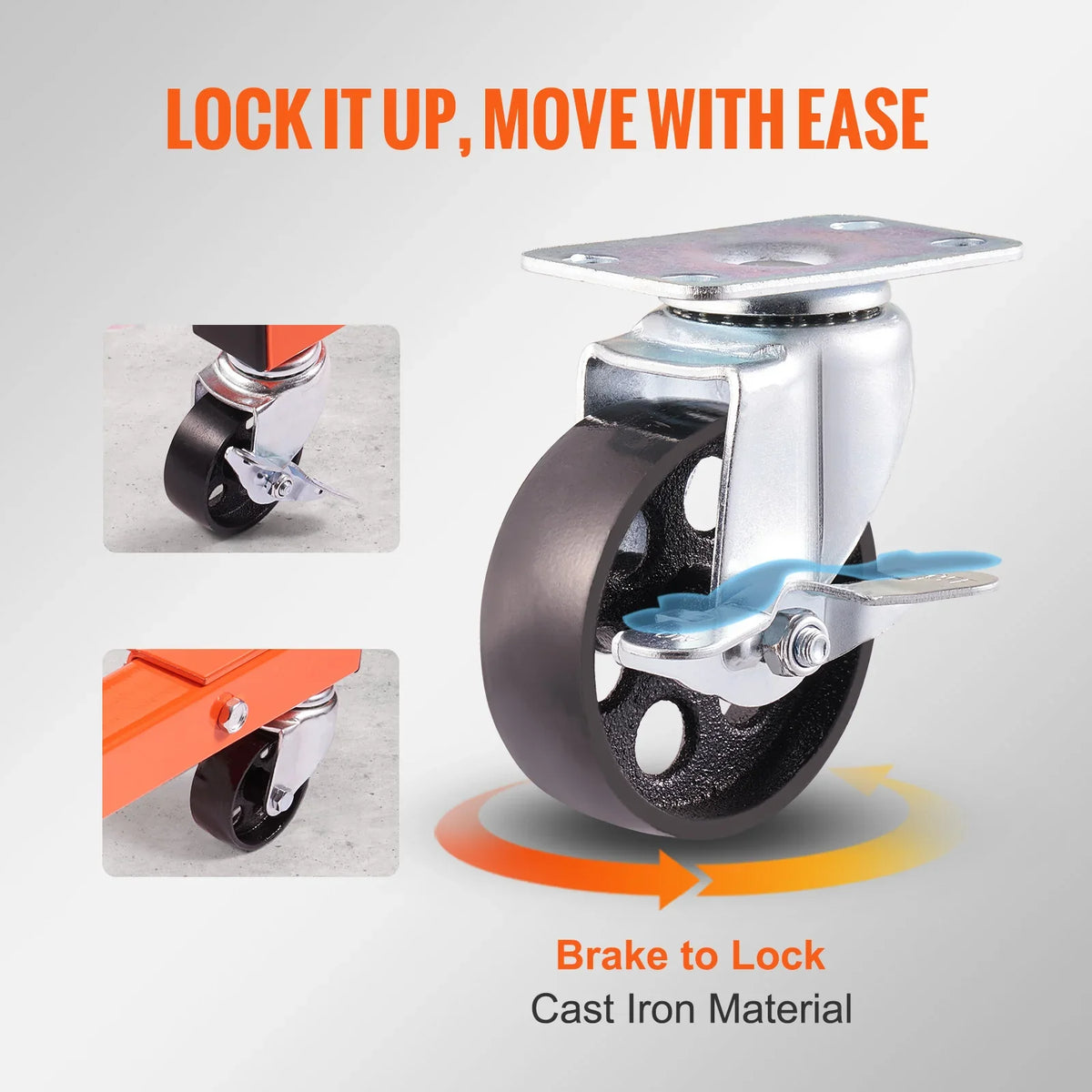 Engine Stand 750/1300/1500 lbs Rotating Engine Motor Stand with 360 Degree Adjustable Head Dolly for Vehicle Auto Repair
