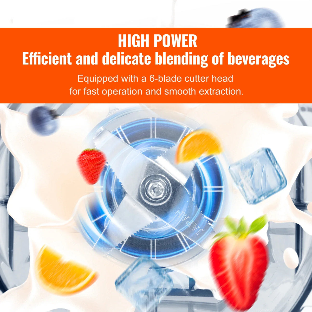 Professional Blender with Shield,Countertop Blenders,68 oz Glass Jar Blender,Stainless Steel 9 Speed & 5 Functions Blender